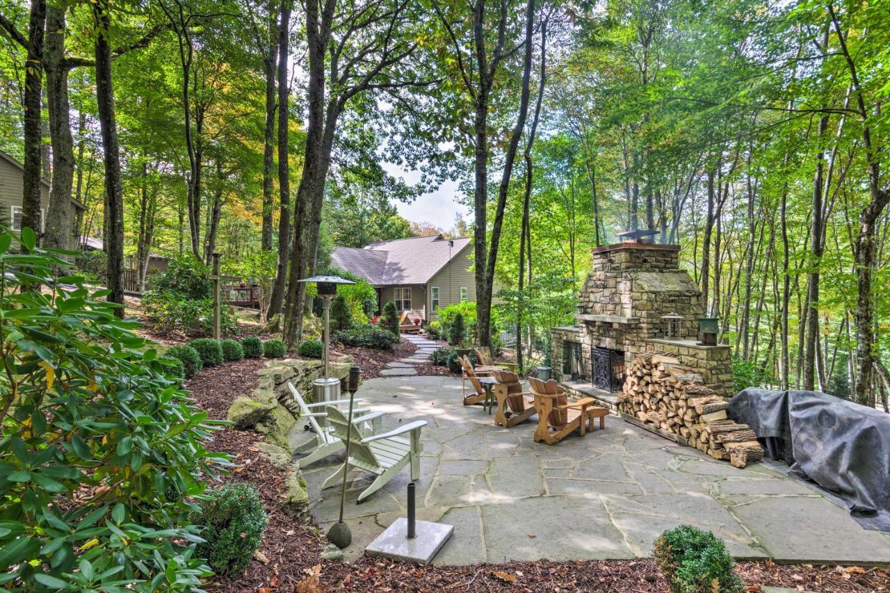 Stunning Beech Mountain Cabin With Porch And Hearth Villa Exterior foto