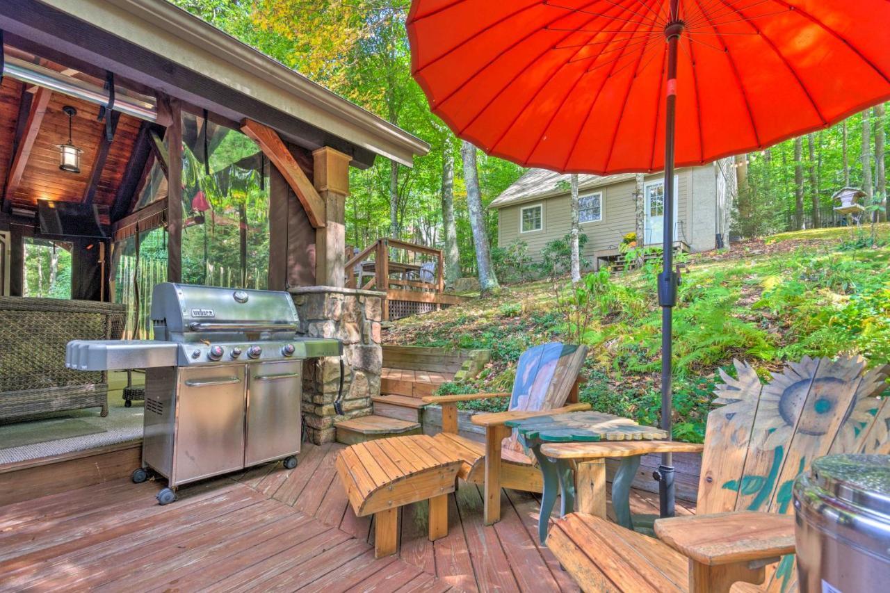 Stunning Beech Mountain Cabin With Porch And Hearth Villa Exterior foto