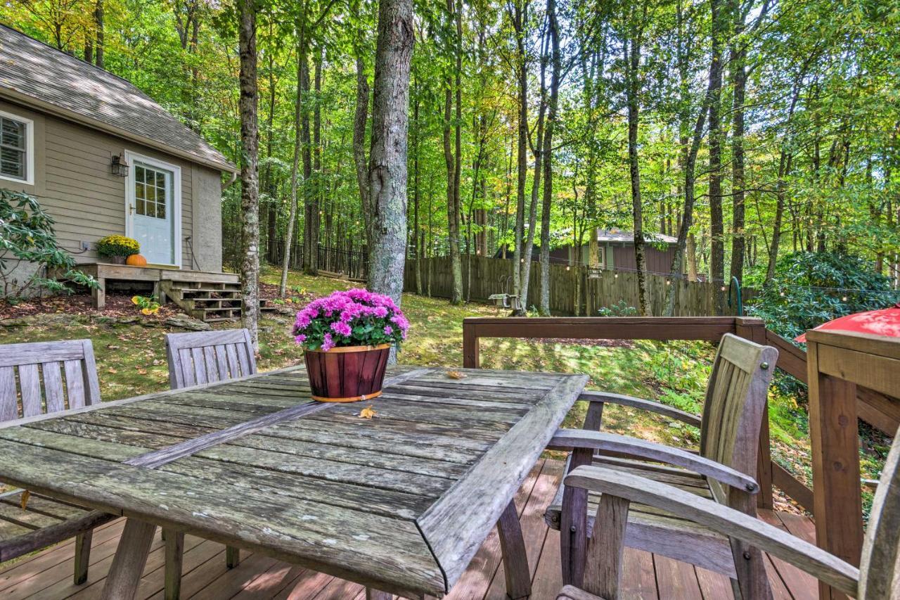 Stunning Beech Mountain Cabin With Porch And Hearth Villa Exterior foto