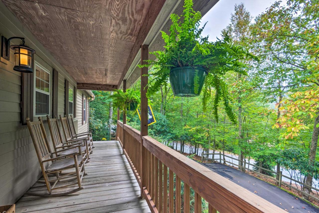 Stunning Beech Mountain Cabin With Porch And Hearth Villa Exterior foto