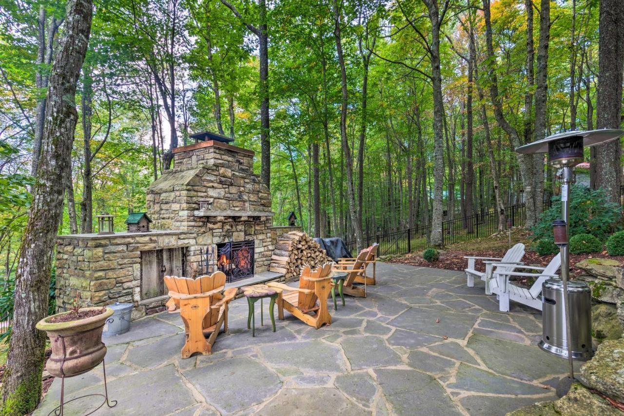 Stunning Beech Mountain Cabin With Porch And Hearth Villa Exterior foto